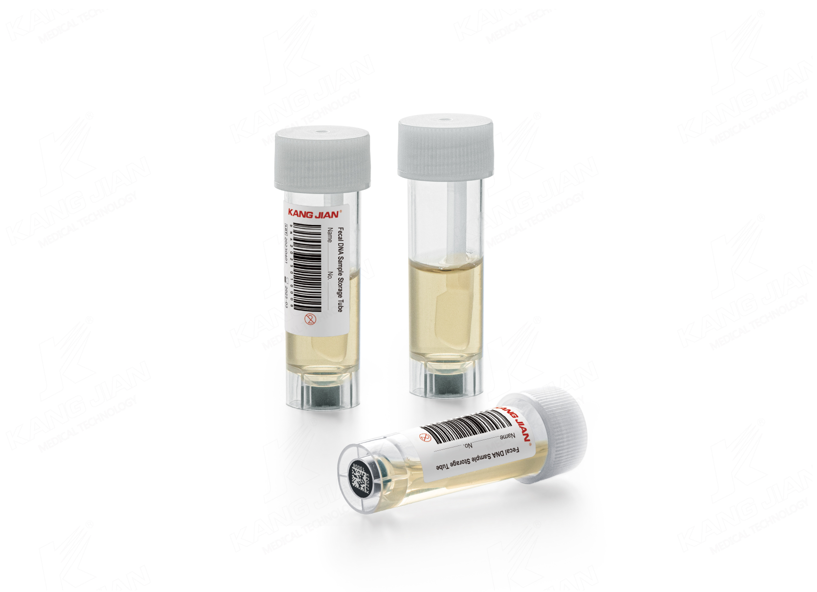 Tubo de preserva&ccedil;&atilde;o de DNA de fezes