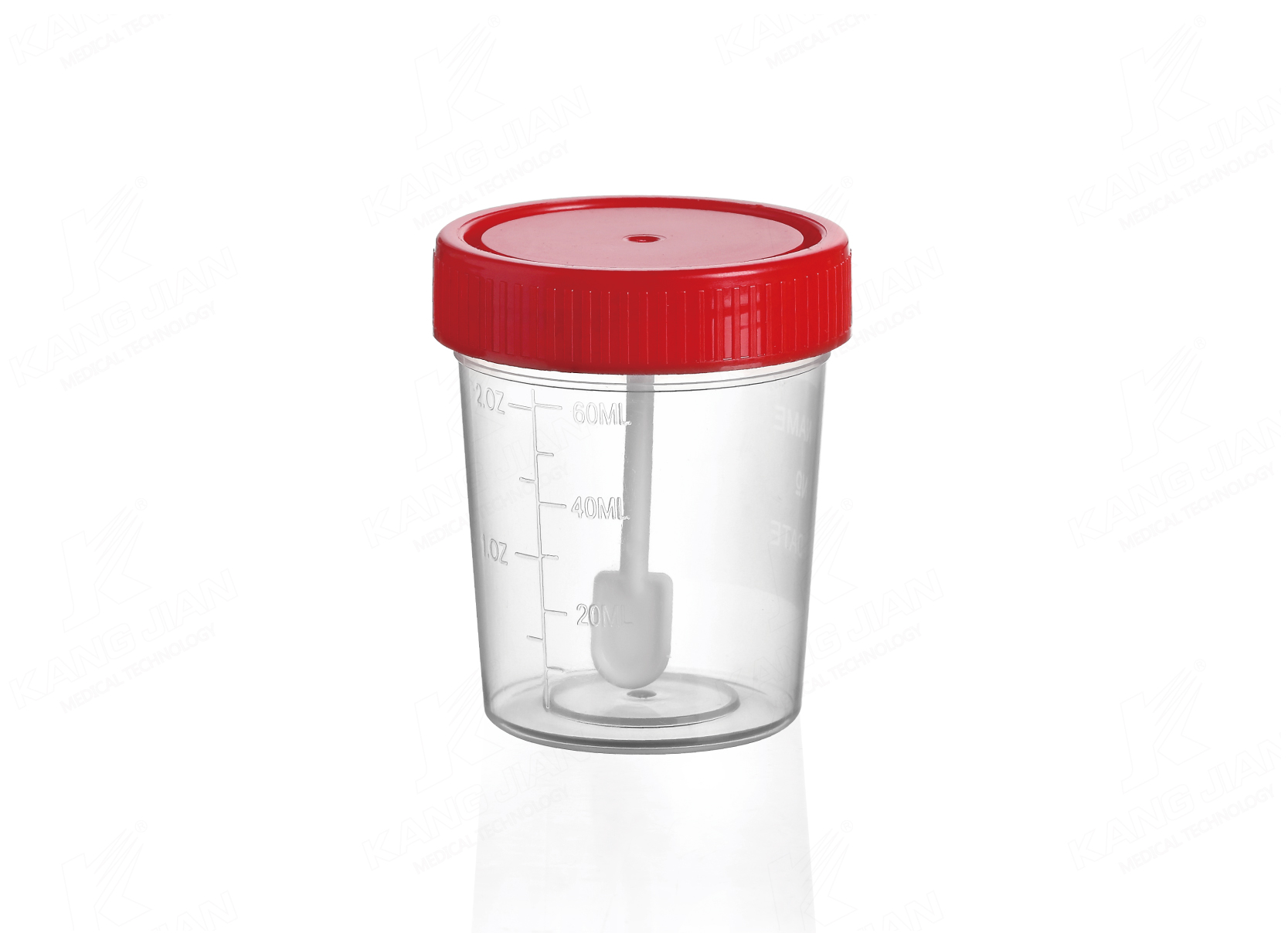 Recipiente para fezes 60ml