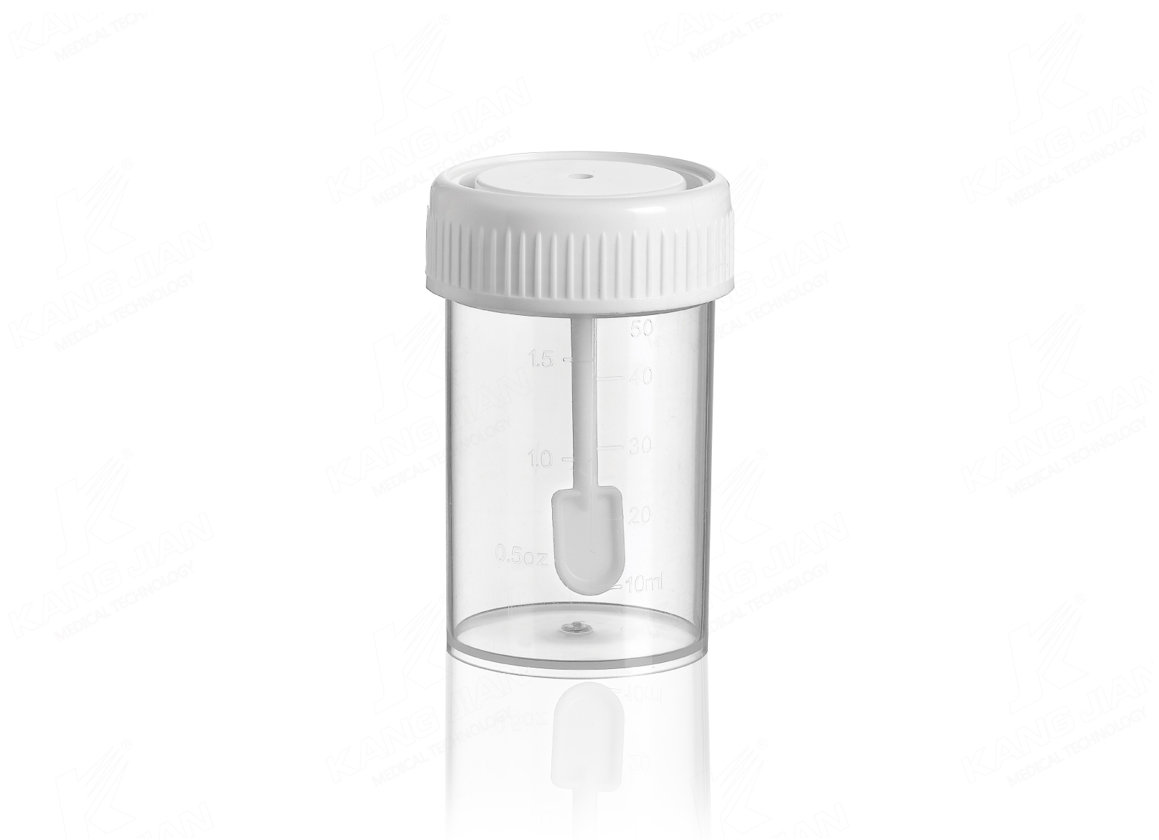Recipiente para fezes 60ml