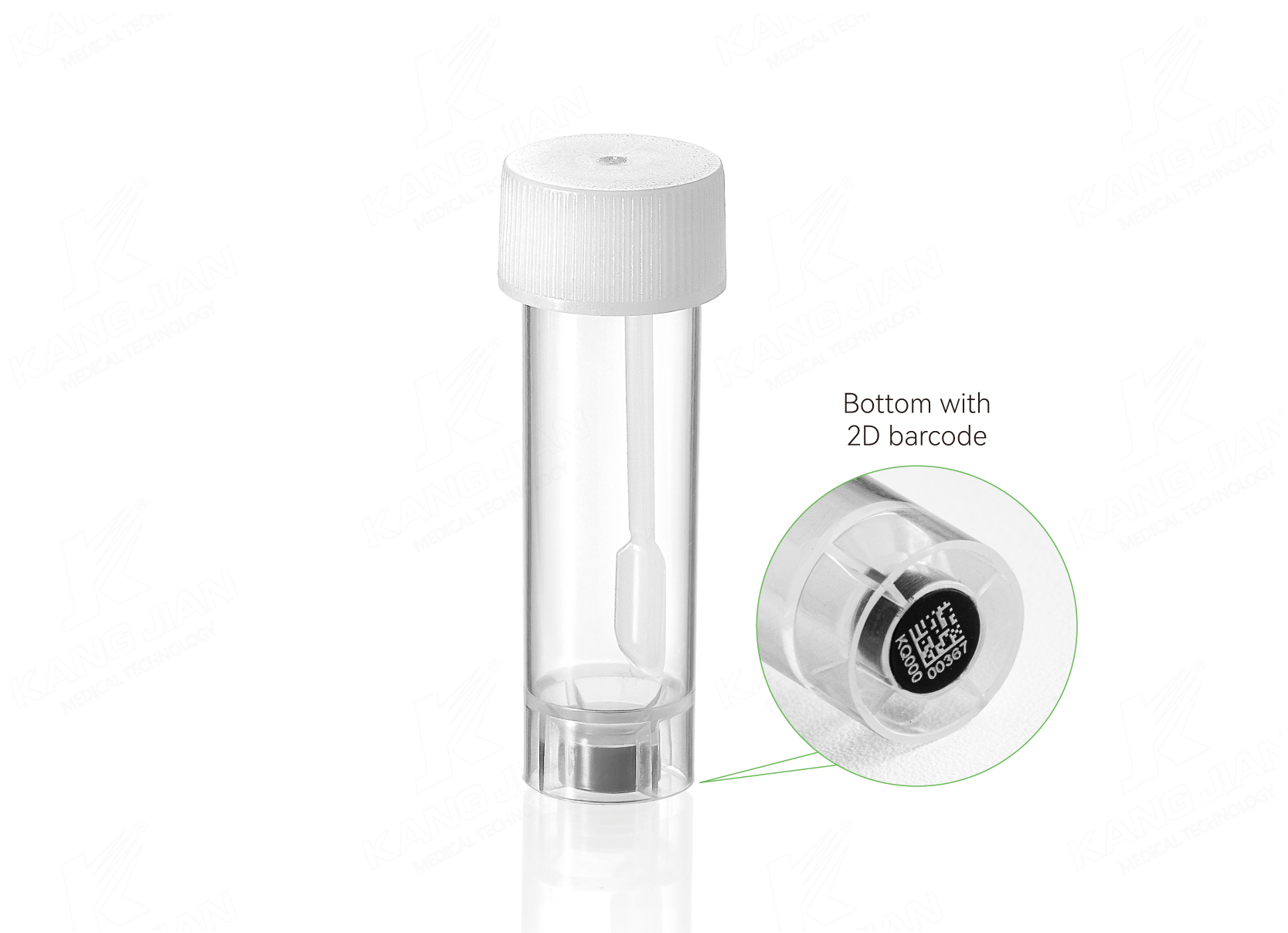 Recipiente para fezes 5ml