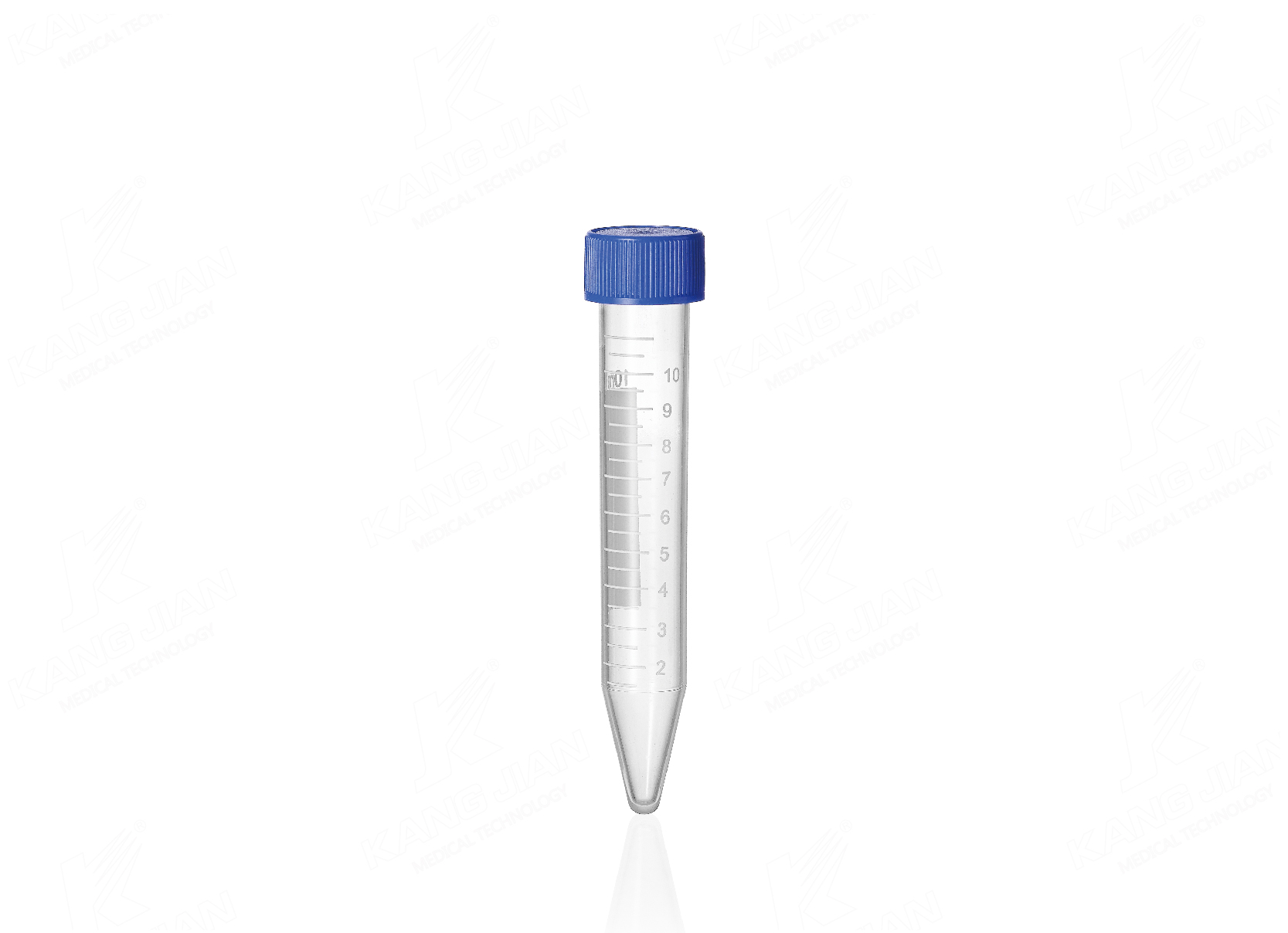 Tubo de centr&iacute;fuga inferior em forma de V de 10ml