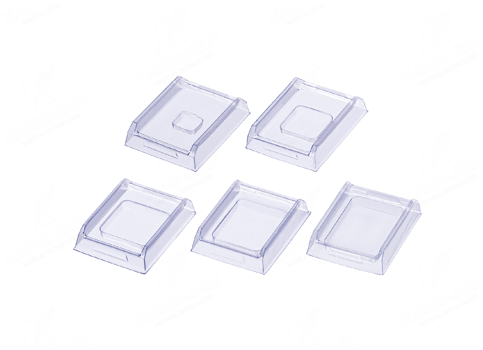 Cassetes de tecido S&eacute;rie C: (profundidade do po&ccedil;o de 5 mm)