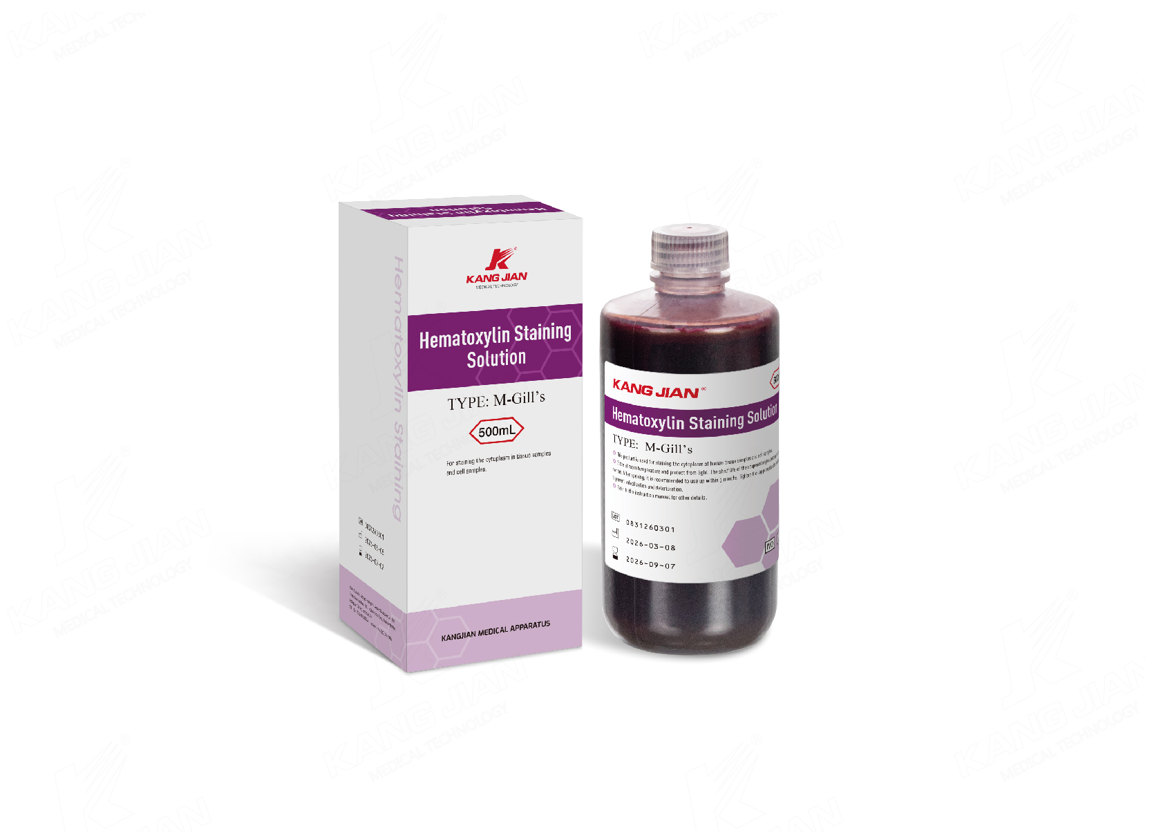 Solu&ccedil;&atilde;o de colora&ccedil;&atilde;o de hematoxilina