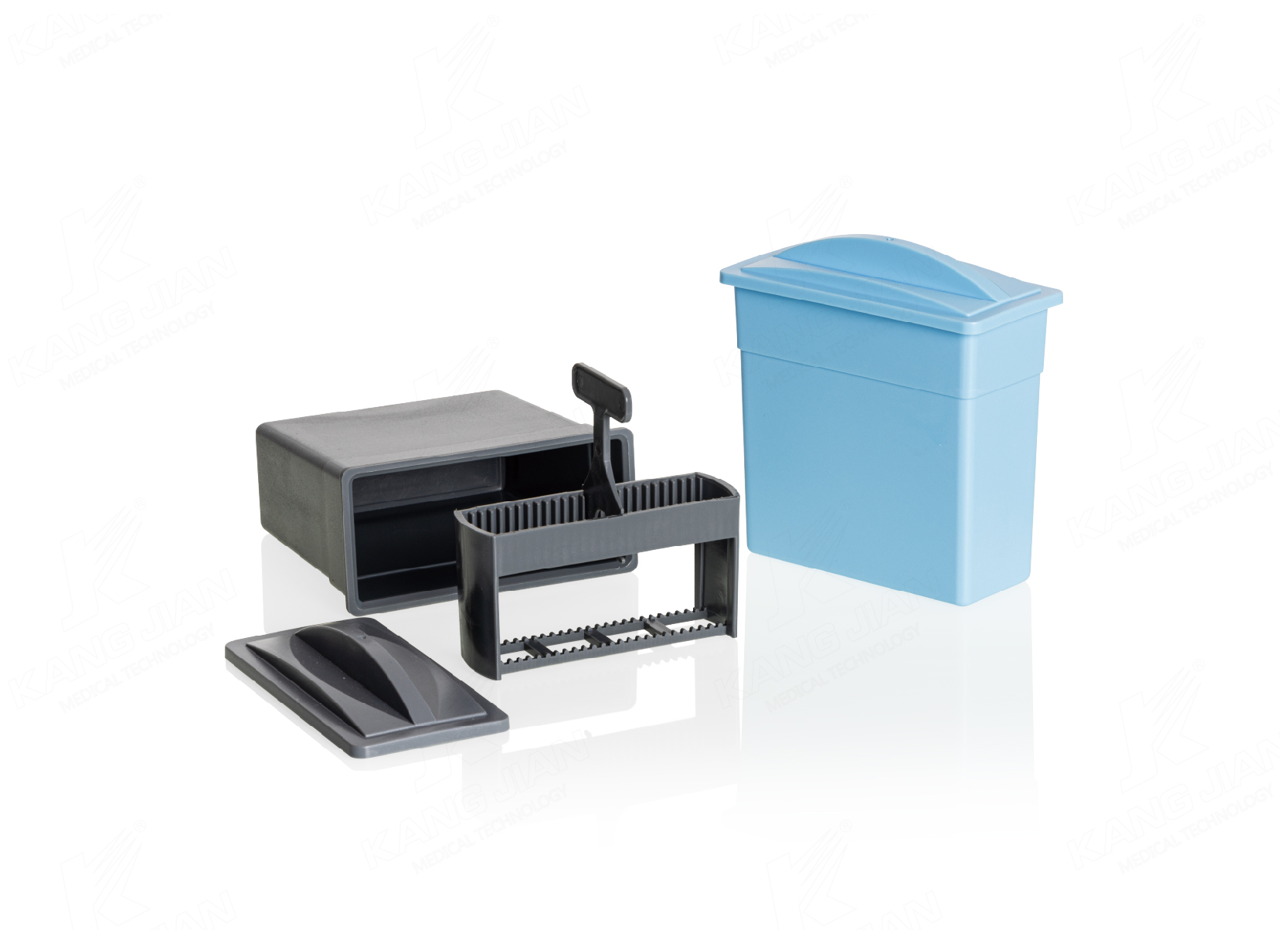 Frascos para colora&ccedil;&atilde;o de l&acirc;minas de microsc&oacute;pio